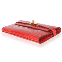 Geranium Alligator Mississippiensis Kelly Wallet GHW