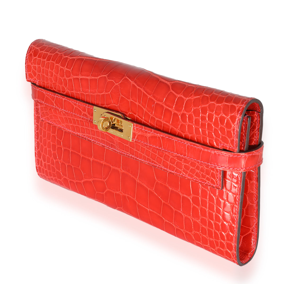 Geranium Alligator Mississippiensis Kelly Wallet GHW