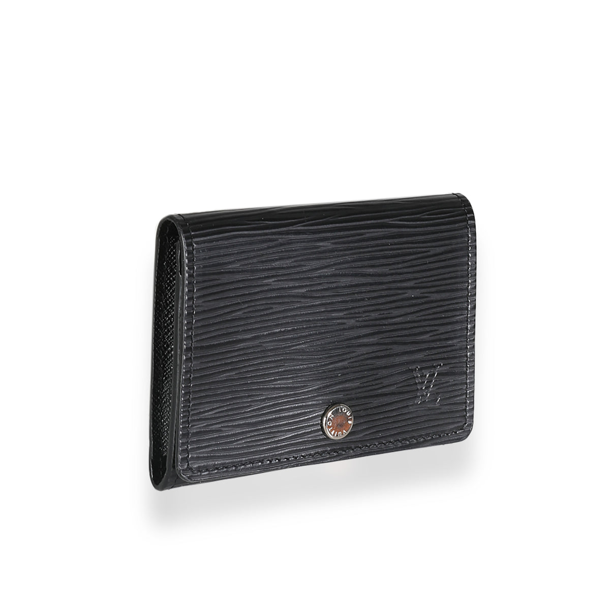 Black Epi Business Card Holder