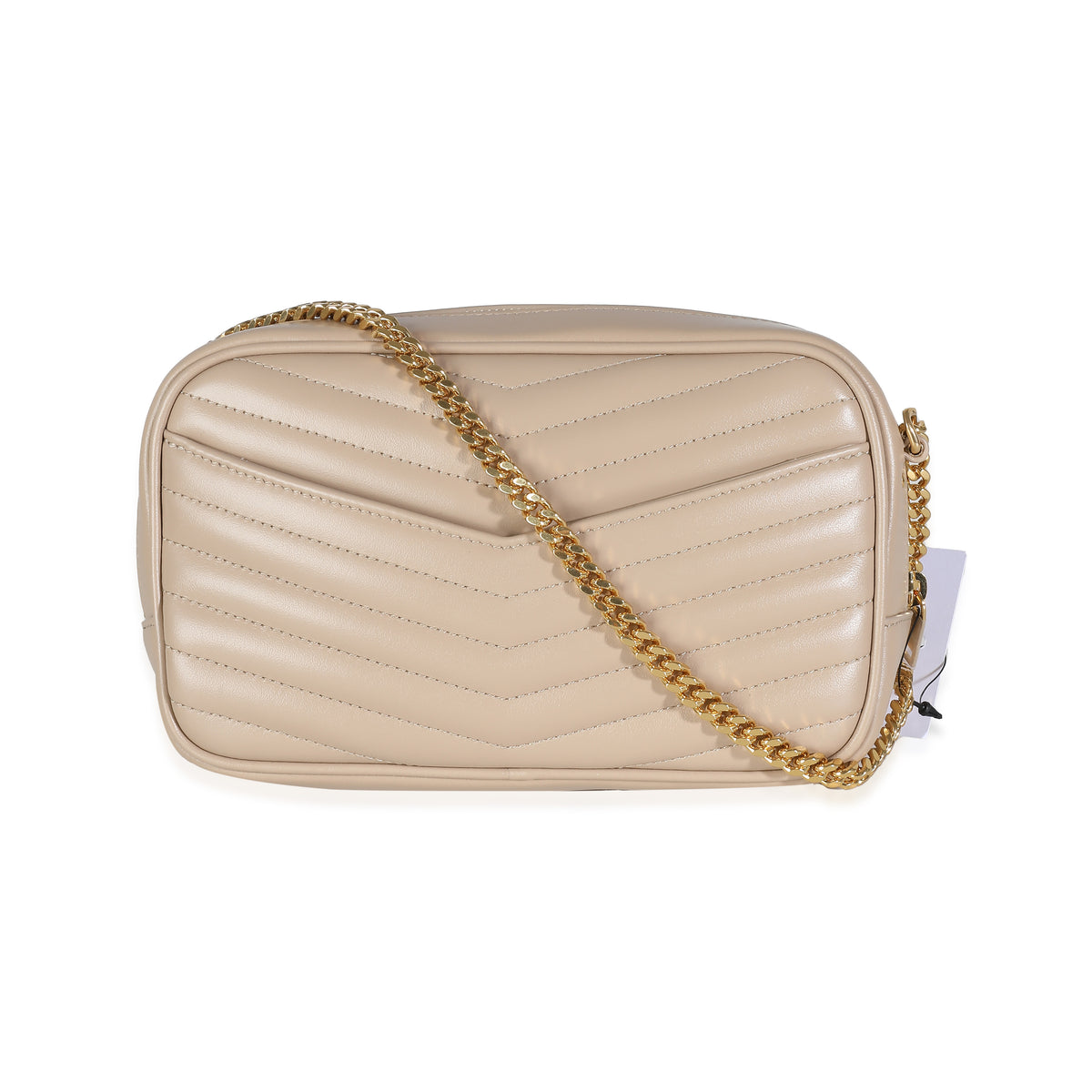 Beige Grain De Poudre Matelasse Monogram Mini Lou Camera Bag