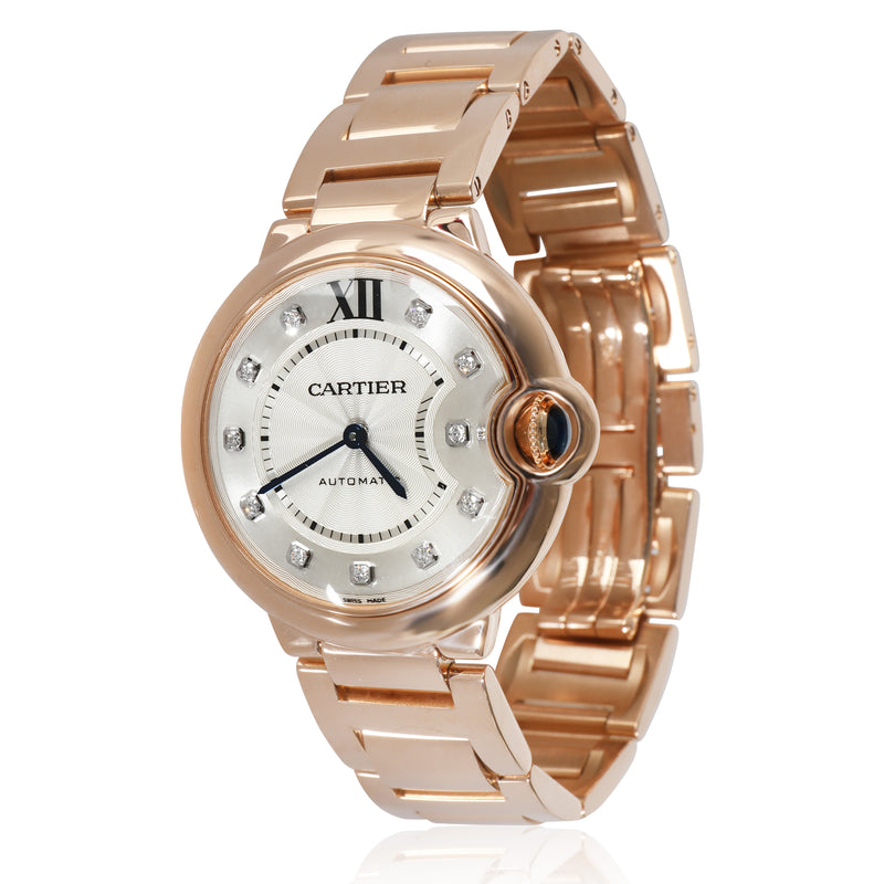 Ballon Bleu de Cartier WE902026 Unisex Watch in 18K Rose Gold