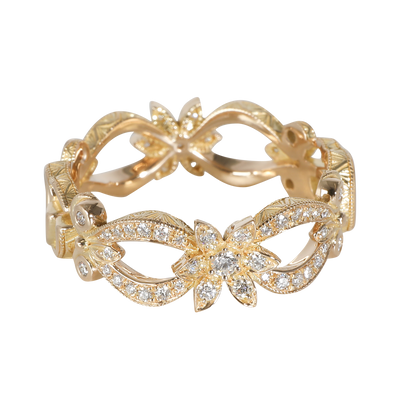 Flora Fashion Ring in 18k Yellow Gold 0.35 CTW