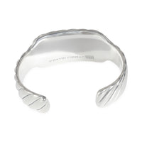 Sculpted Cable Contour Cuff Bracelet