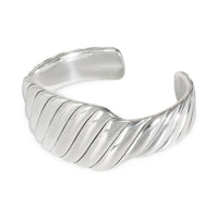 Sculpted Cable Contour Cuff Bracelet