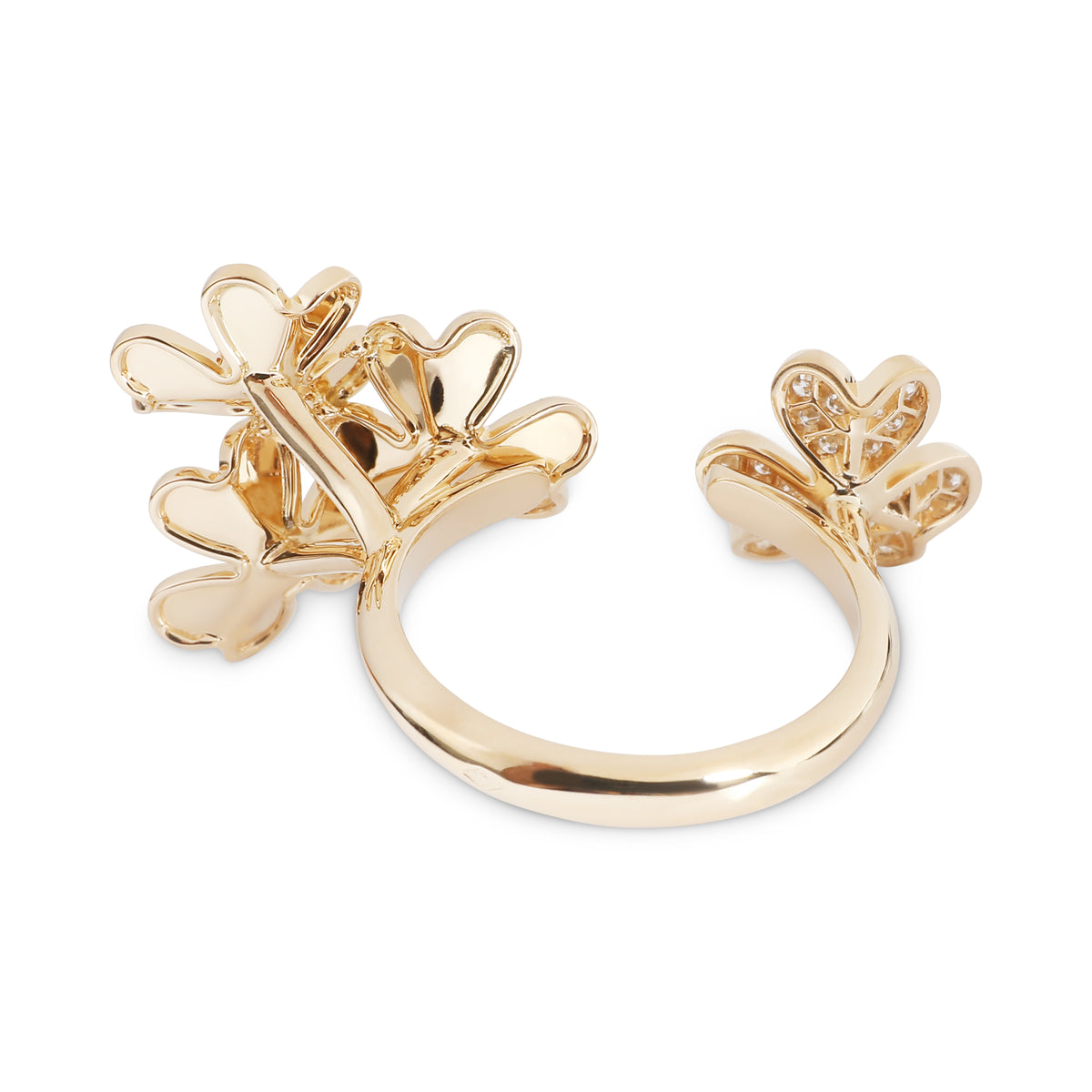 Frivole Between The Finger Ring in 18k Yellow Gold 0.37 CTW