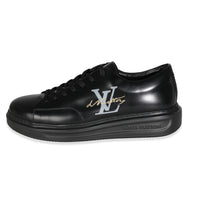 Black Calfskin Mens LV Beverly Hills Sneakers 7