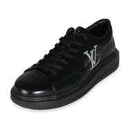 Black Calfskin Mens LV Beverly Hills Sneakers 7