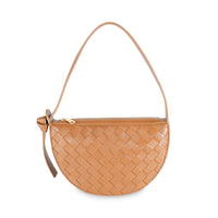 Cognac Intrecciato Nappa Mini Sunrise Bag