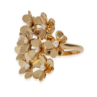 Frivole 8 Flower Ring in 18k Yellow Gold