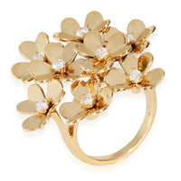 Frivole 8 Flower Ring in 18k Yellow Gold