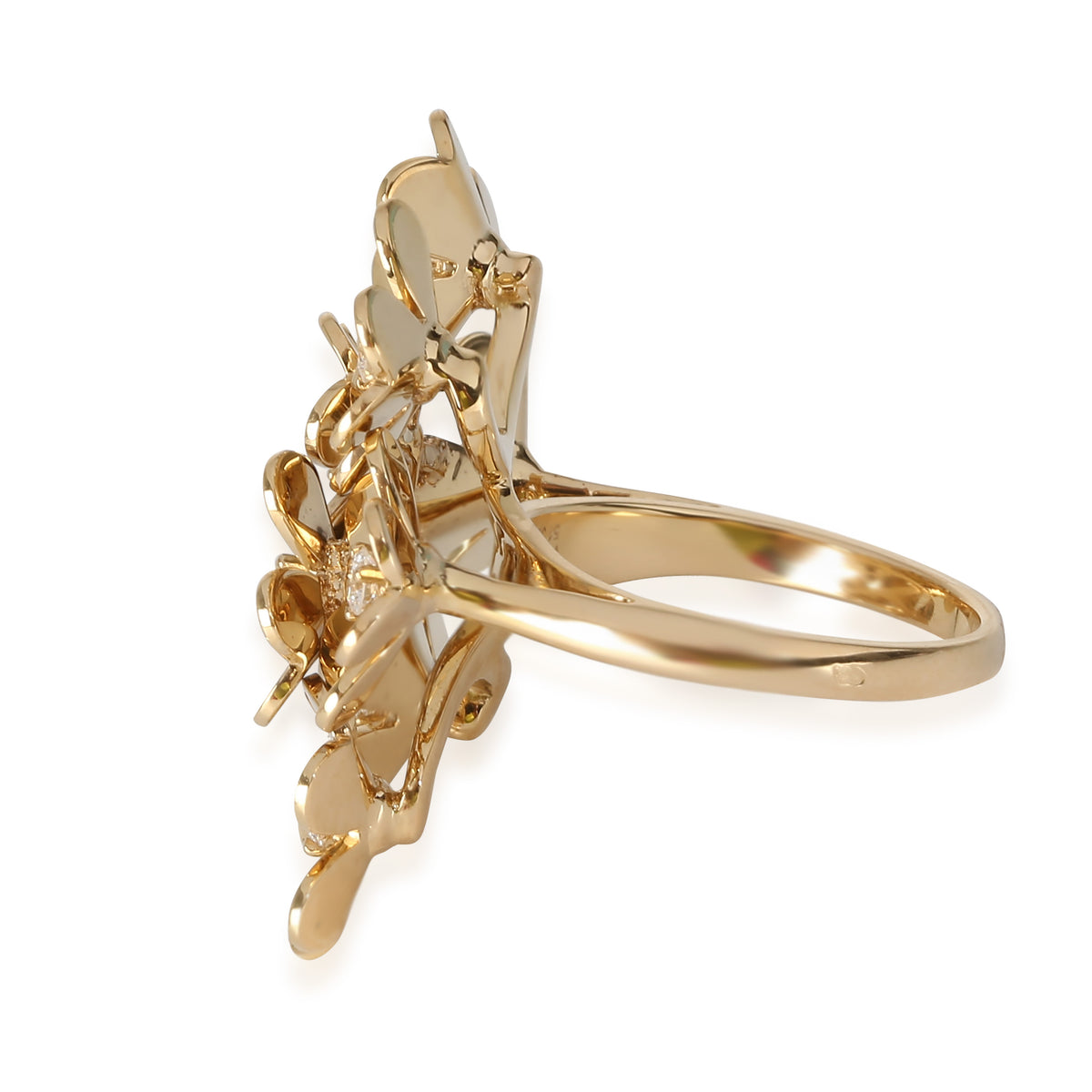 Frivole 8 Flower Ring in 18k Yellow Gold