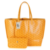 Yellow Goyardine Canvas Reversible Anjou PM