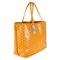 Yellow Goyardine Canvas Reversible Anjou PM