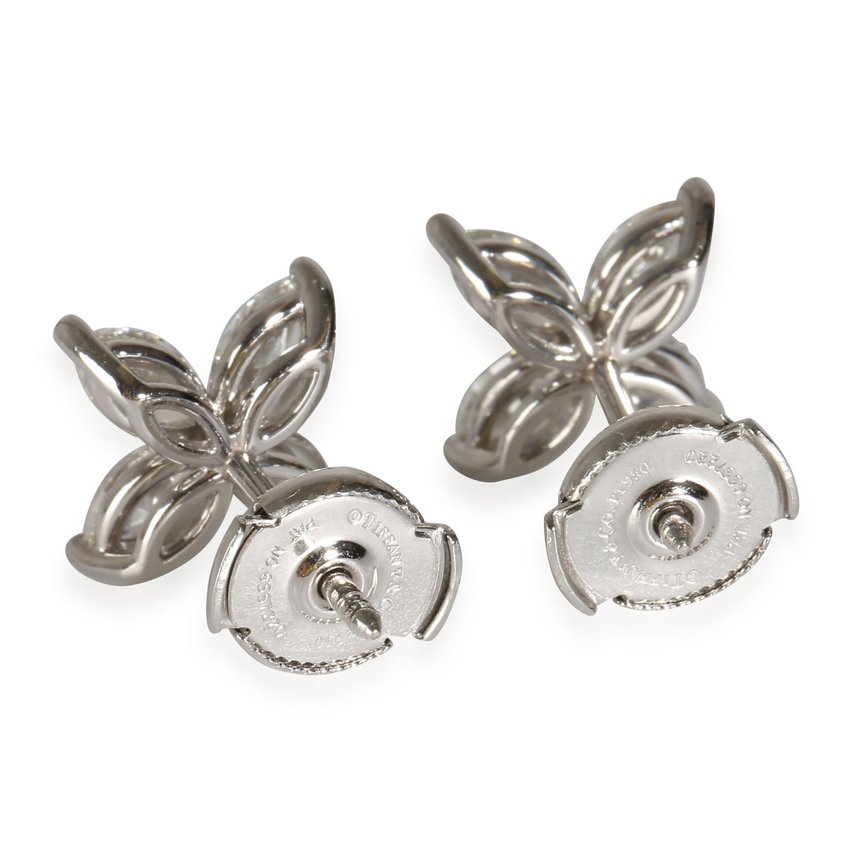 Victoria Earrings in Platinum 1.62 CTW