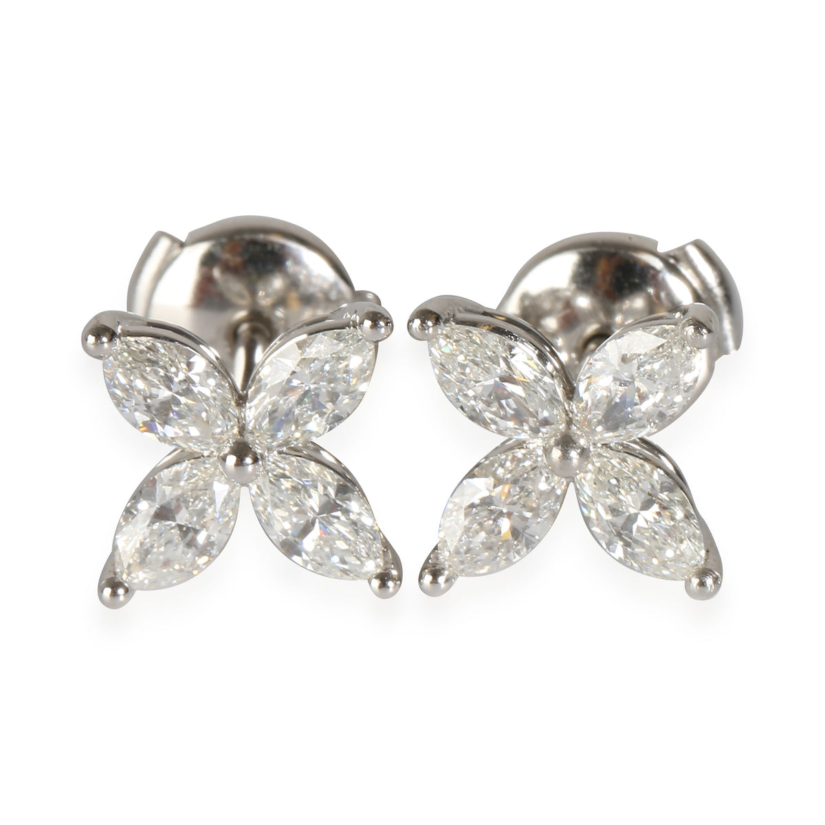 Victoria Earrings in Platinum 1.62 CTW