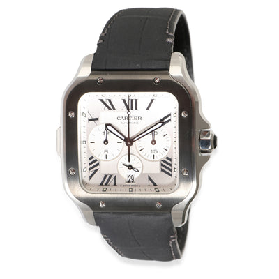 Santos de Cartier Chrono WSSA0017 Mens Watch in  Stainless Steel