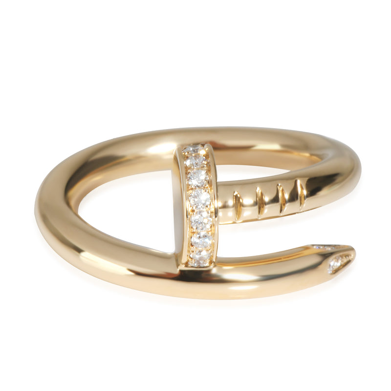 Juste Un Clou Ring, Diamonds (Yellow Gold)