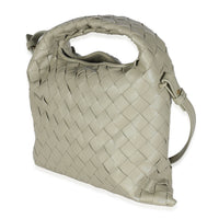 Travertine Nappa Intrecciato Mini Hop Hobo