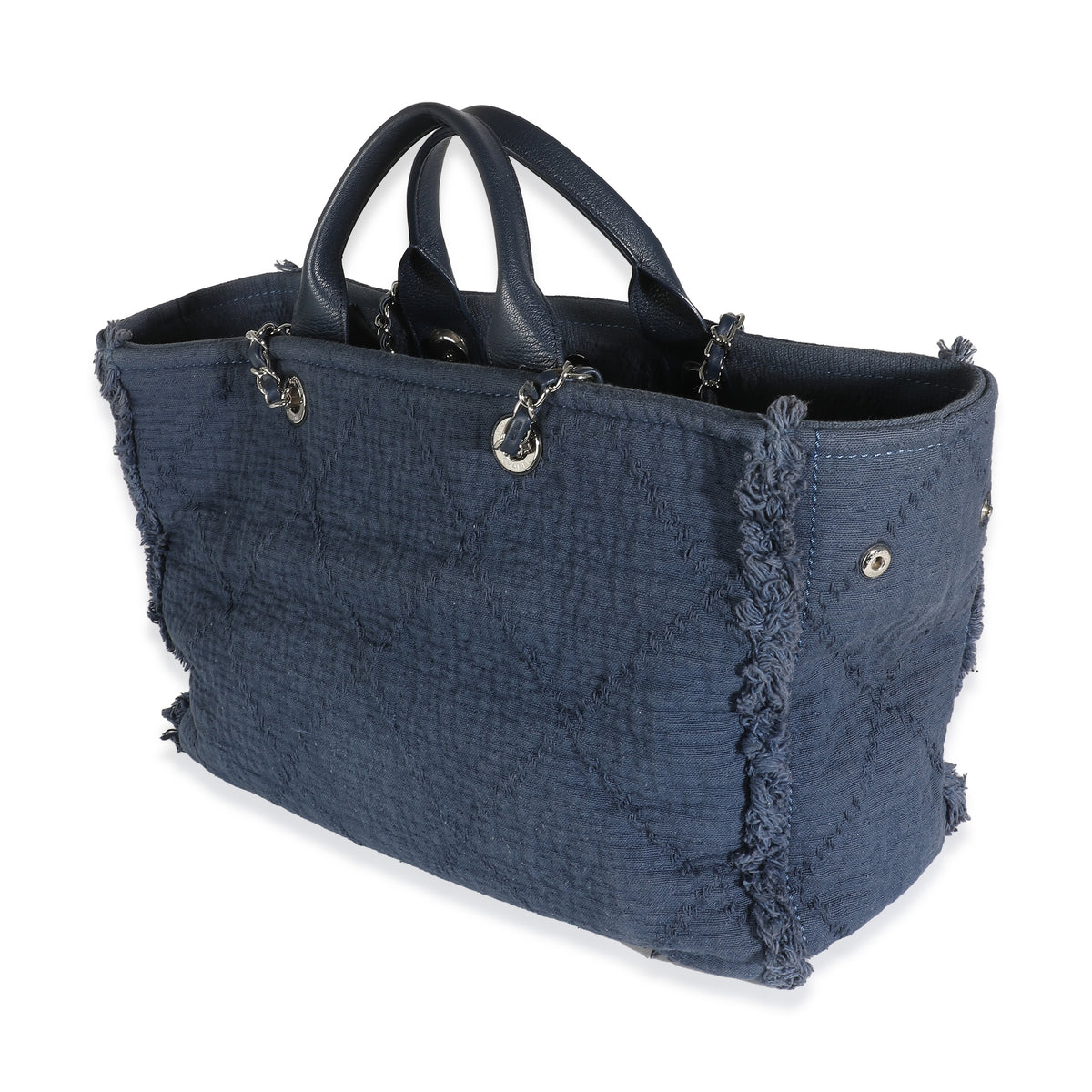 Navy Canvas Medium CC Double Face Tote