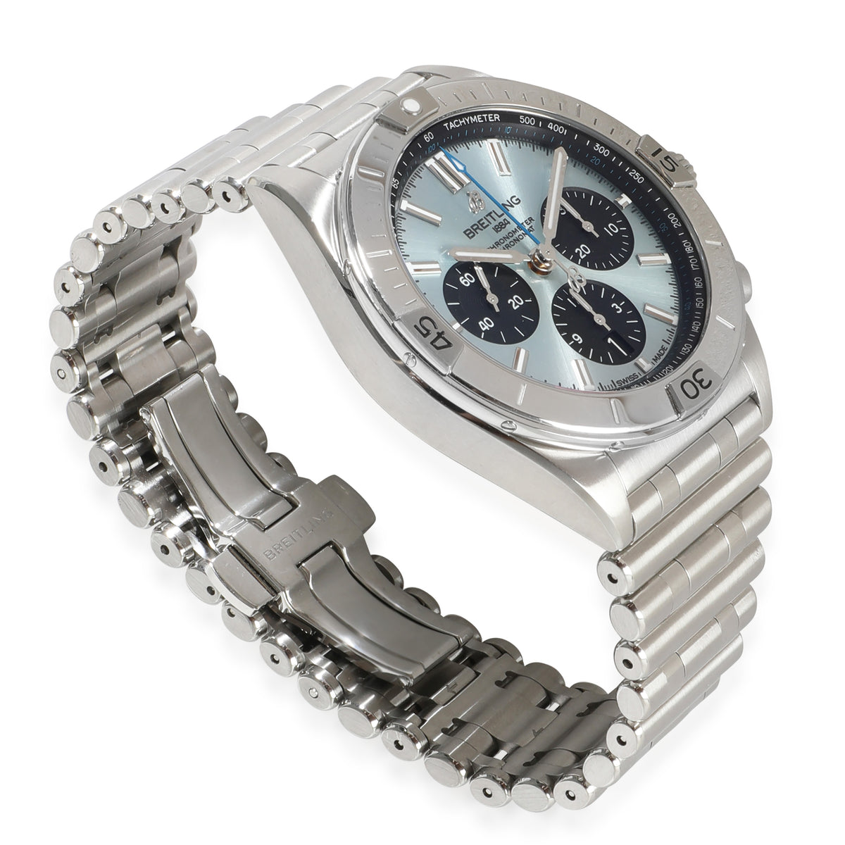 Chronomat B01 PB0134 Mens Watch in  Stainless Steel/Platinum