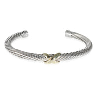 X Collection Bracelet in 14k Yellow Gold/Sterling Silver