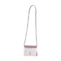 Gold Pink Ombre Metallic Lambskin Like A Wallet Flap Bag