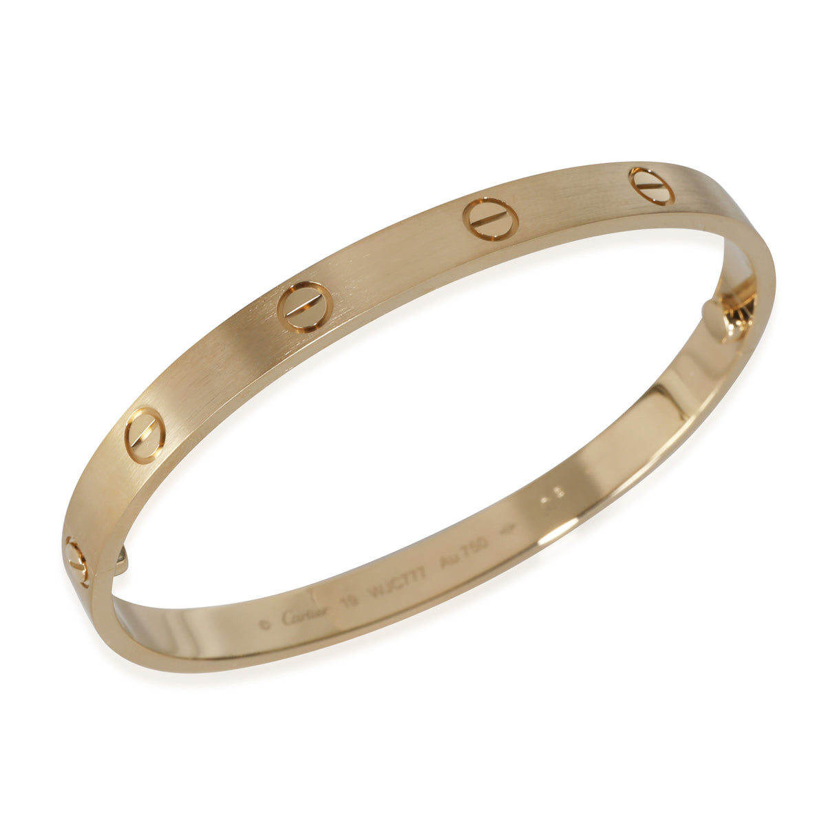 Love Bracelet, Brushed (Yellow Gold)