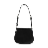 Black Brushed Leather Mini Cleo