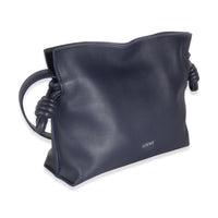 Abyss Blue Nappa Calfskin Mini Flamenco Clutch