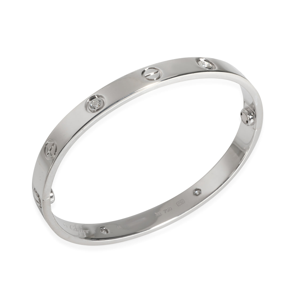 Love Bracelet, Diamonds (White Gold)