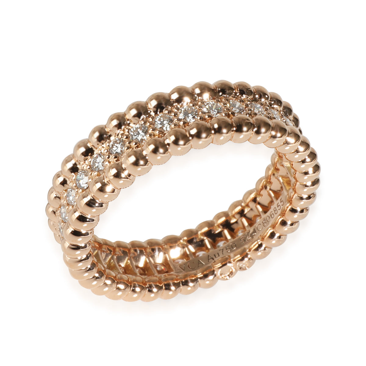 Perlee Ring in 18k Rose Gold 0.49 CTW