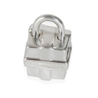 Present Lock Charm in Sterling Silver