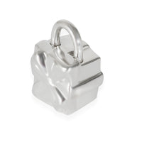 Present Lock Charm in Sterling Silver