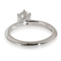 Solitaire Engagement Ring in  Platinum F VVS2 0.53 CTW