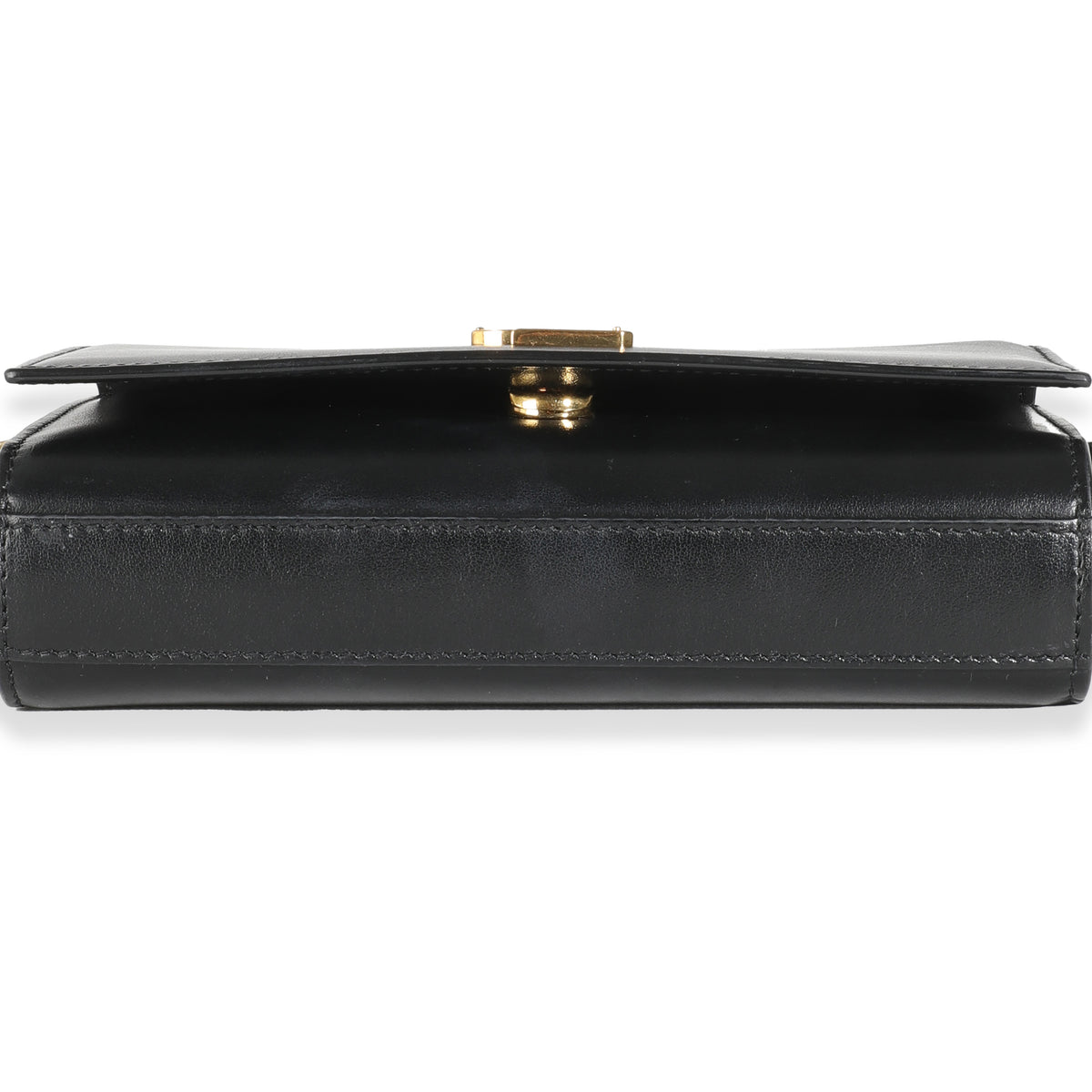 Black Smooth Calfskin Kate Belt Bag