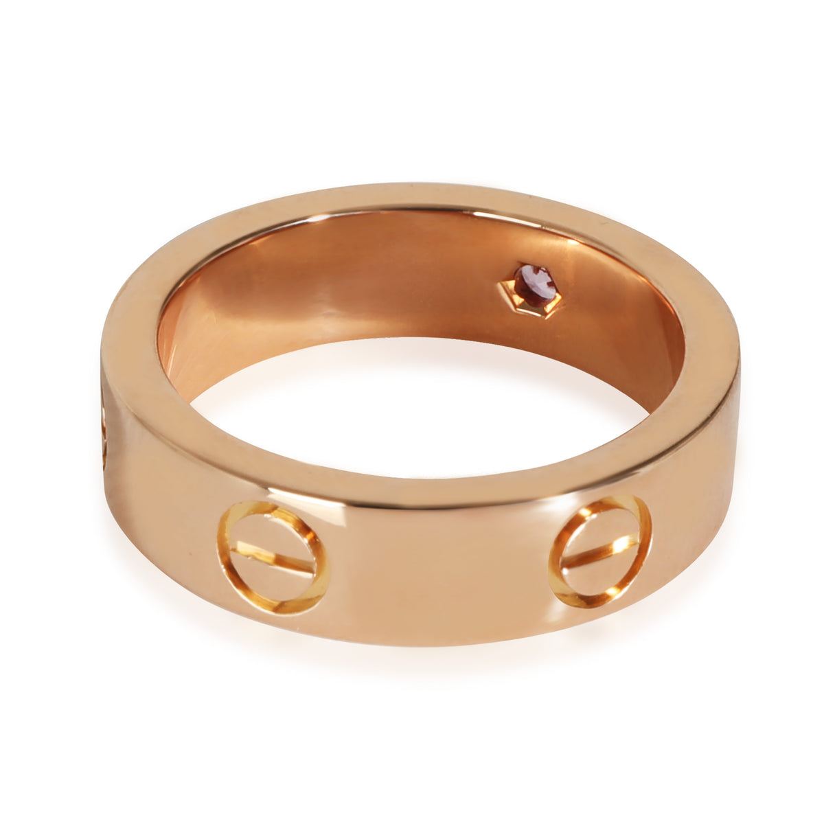 Love Ring, Pink Sapphire (Rose Gold)