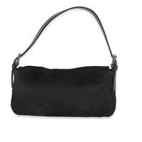 Black Neoprene Baguette Bag