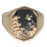 Waves Collection Ring in 18k Yellow Gold