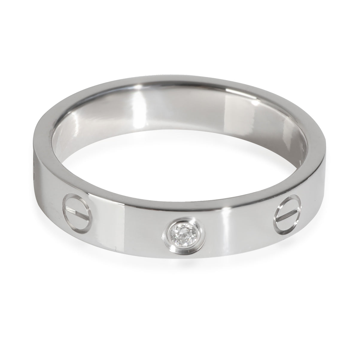 Love Wedding Band, Diamond (White Gold)