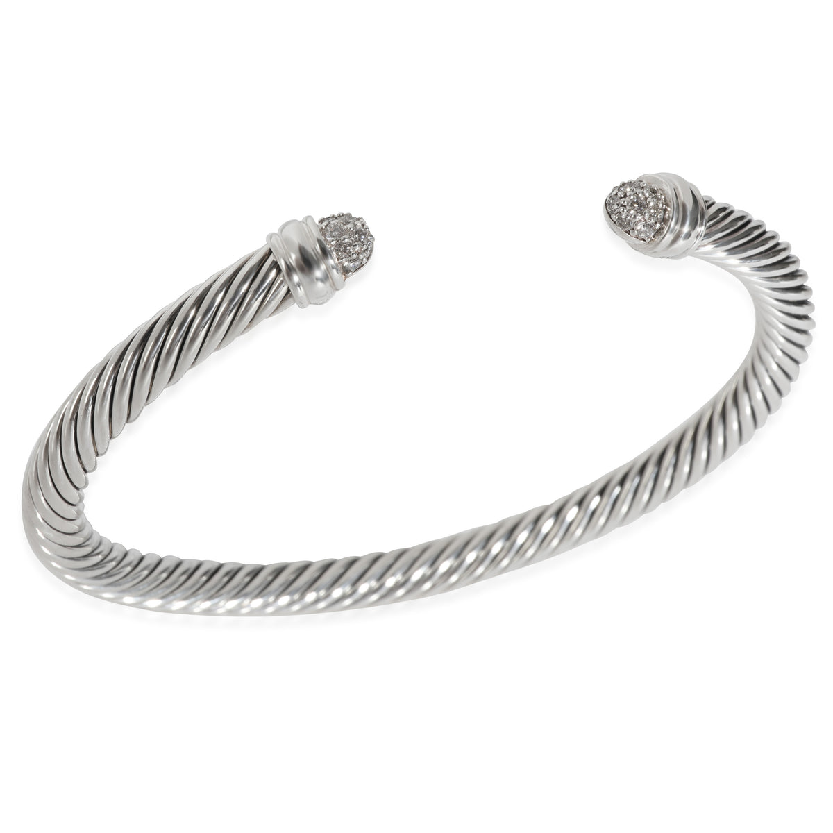 Cable Classic Bracelet in  Sterling Silver 0.26 CTW