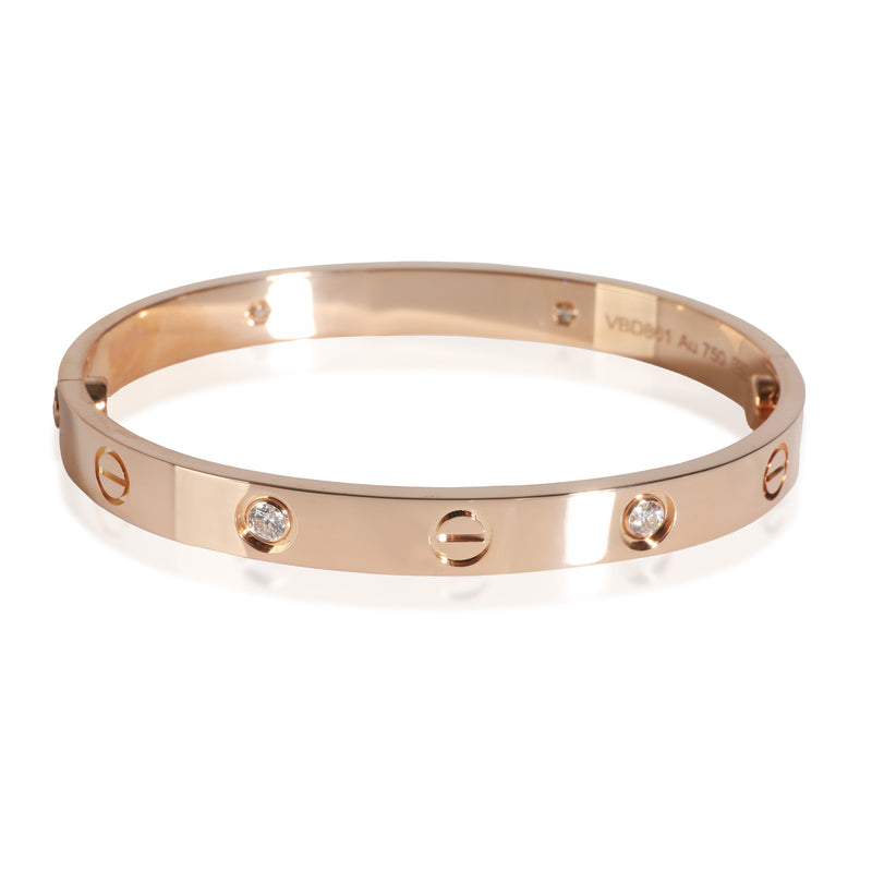 Love Bracelet, Diamonds (Rose Gold)