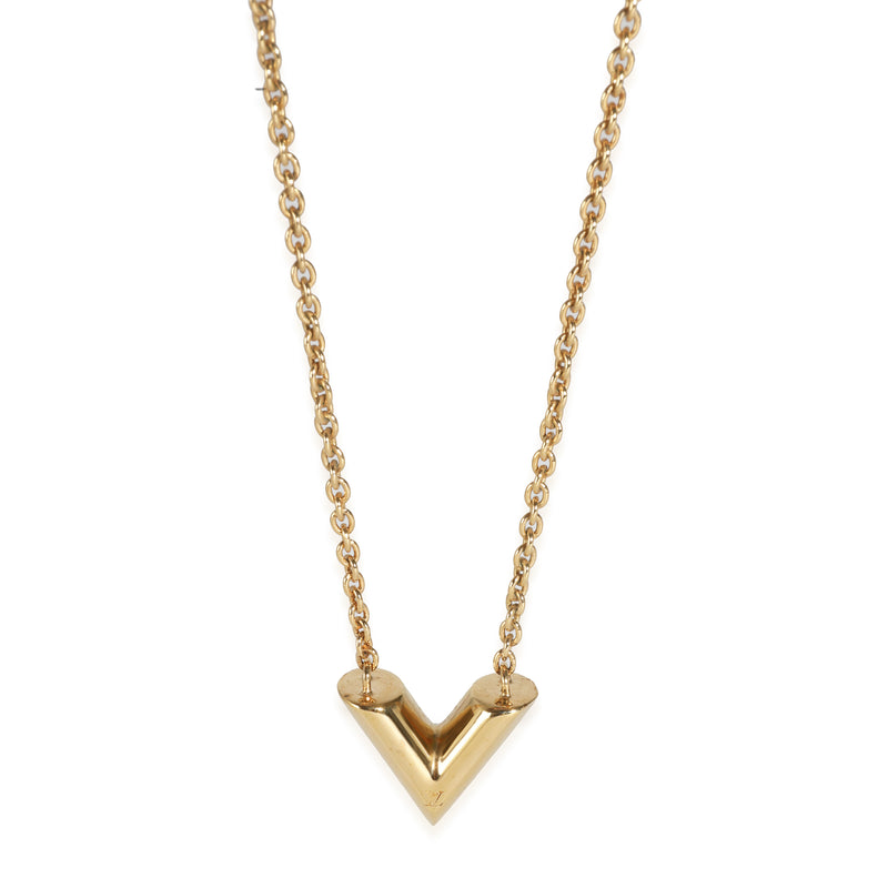 Essential V Gold Plated Necklace