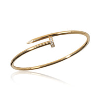 Juste Un Clou Bracelet, Small Model, Diamonds (Yellow Gold)