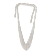 Elsa Peretti Mesh Bib Necklace in Sterling Silver