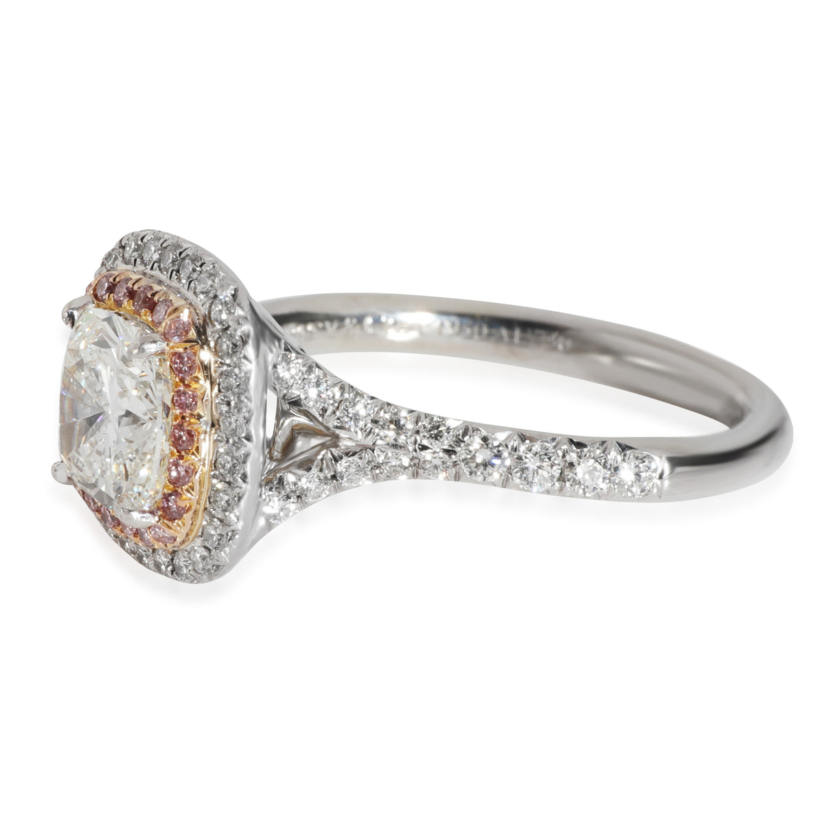 Soleste Engagement Ring in 18k Pink Gold/Platinum H VS1 1.52 CTW