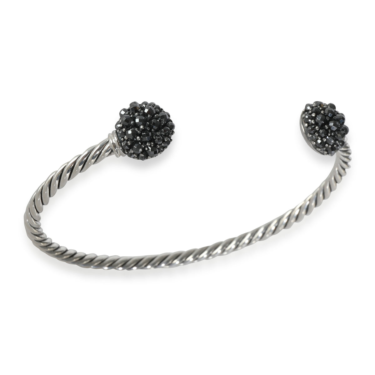 Osetra Hematite Bracelet in  Sterling Silver