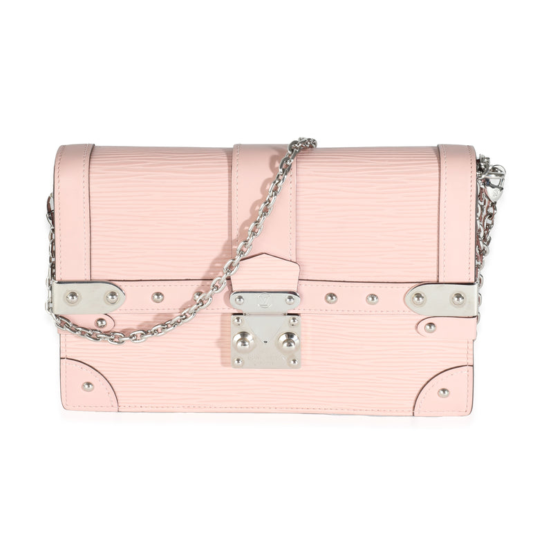 Rose Ballerine Epi Trunk Chain Wallet