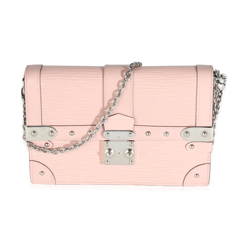 Rose Ballerine Epi Trunk Chain Wallet