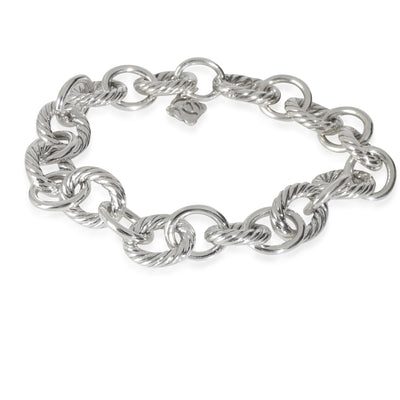 Oval Link Bracelet in Sterling Silver