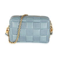 Glacier Quilted Damier Lambskin Troca PM